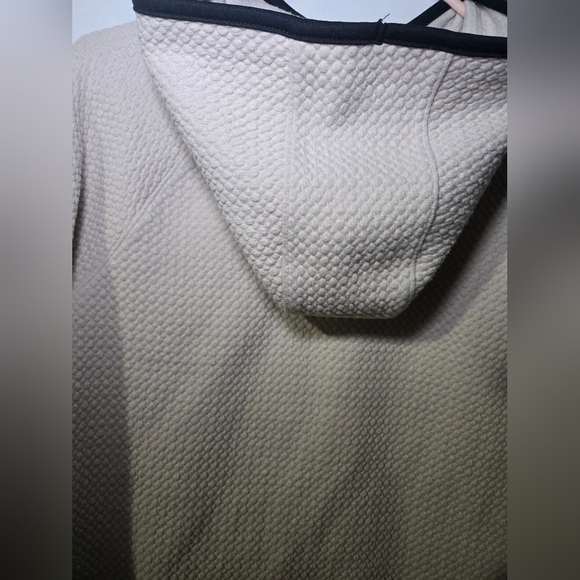 Old Navy Active Dynamic Fleece Cream Pullover Hoodie Women's XL Long Sleeve - Picture 5 of 6